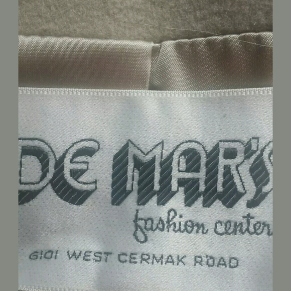 VTG De MARS Womens VTG Winter Coat - Ivory - S/M - Picture 8 of 8